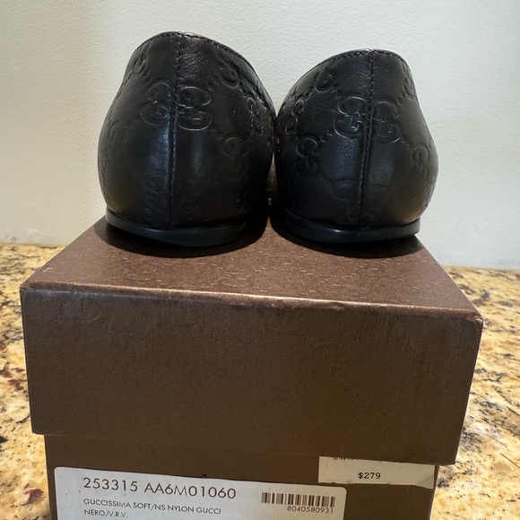 Authentic Gucci Ballet Pumps - Guccissima Soft/NS Nylon Gucci Nero/V.R.V - Picture 4 of 5